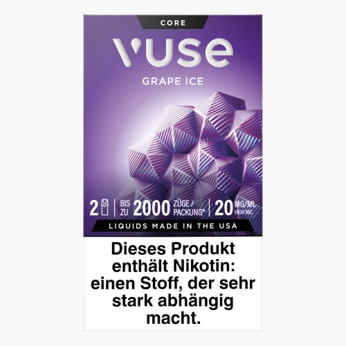 Vuse Pod Grape Ice 20mg Nikotin 2 Caps