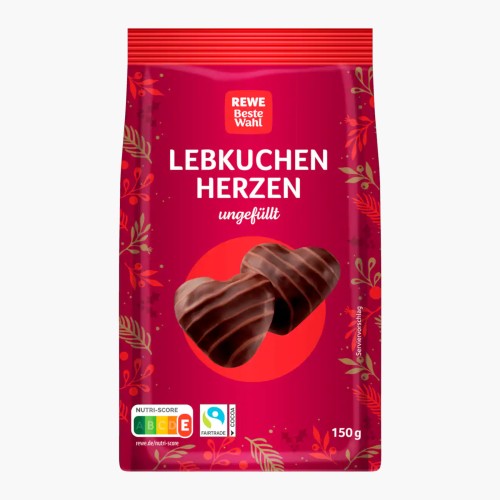 REWE Beste Wahl Lebkuchen Herzen 150g