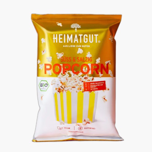 Heimatgut Bio Popcorn Süß & Salzig 90g
