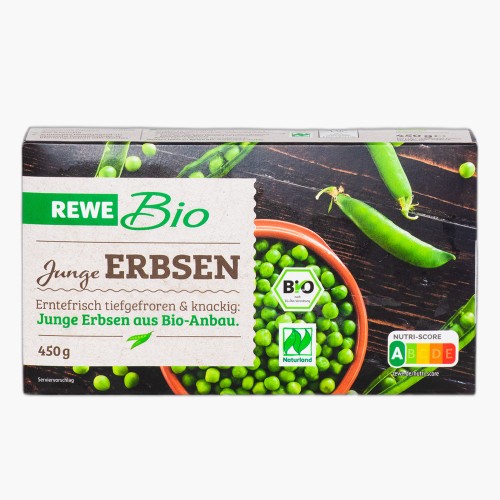 Rewe Bio Junge Erbsen 450g