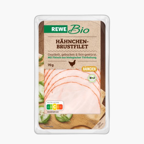 Rewe Bio Hähnchenbrustfilet 70g