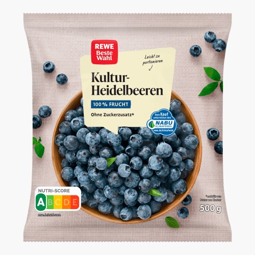 Rewe Beste Wahl Kultur-Heidelbeeren 500g