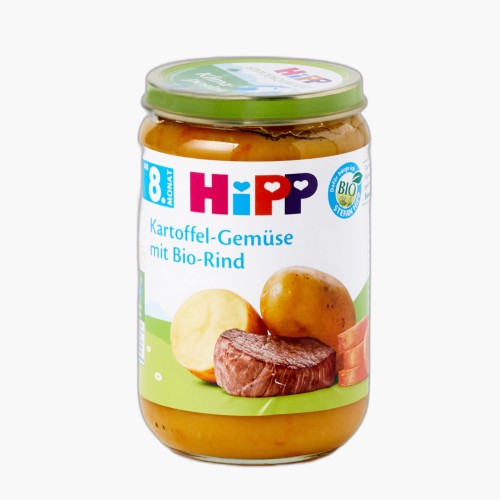 Hipp Bio Men¸ Kartoffel-Gemüse mit Rind 220g