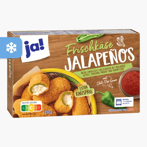 Ja! Frischkäse Jalapenos 250g