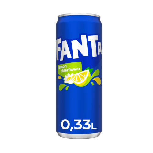 Fanta Lemon & Elderflower 0.33l (EINWEG)