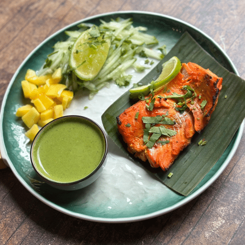 Salmon Tikki