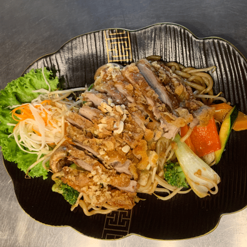 Gebratene Udon-Nudeln