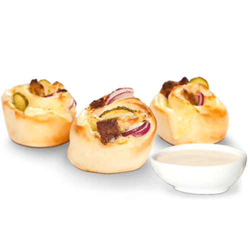 Pizzabrötchen Burger