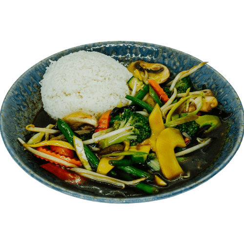 Menü Gemüse nach Chop Suey Art