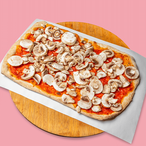 Vegane Zungen-Pizza Funghi