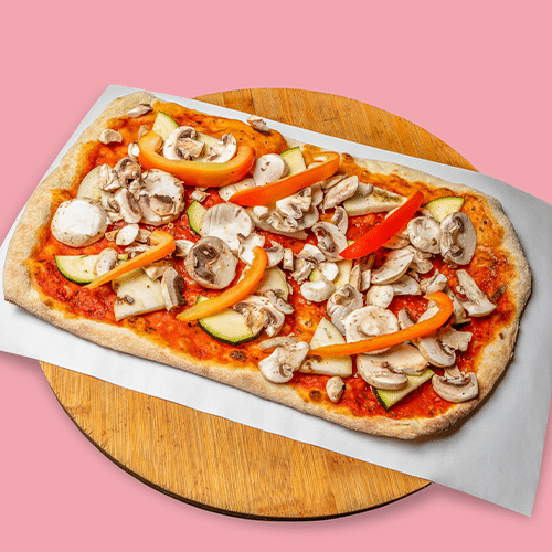 Vegane Zungen-Pizza Vegetariana