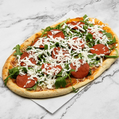 Zungen-Pizza Fellini (pikant)
