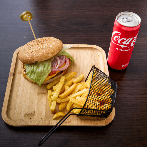 Cheeseburger Menüs