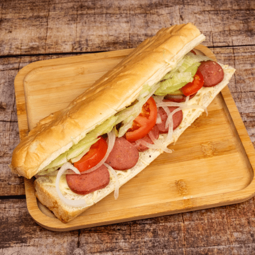Croque Knoblauchwurst