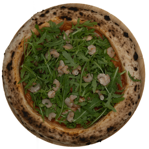 Pizza Gamberi e Rucola