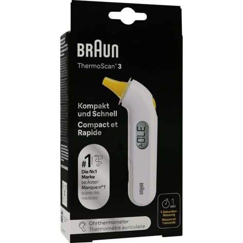 BRAUN ThermoScan 3 Infrarot-Ohrthermometer 1 Stück