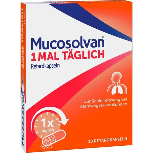 Mucosolvan 1mal täglich Retardkapseln 10 Stück