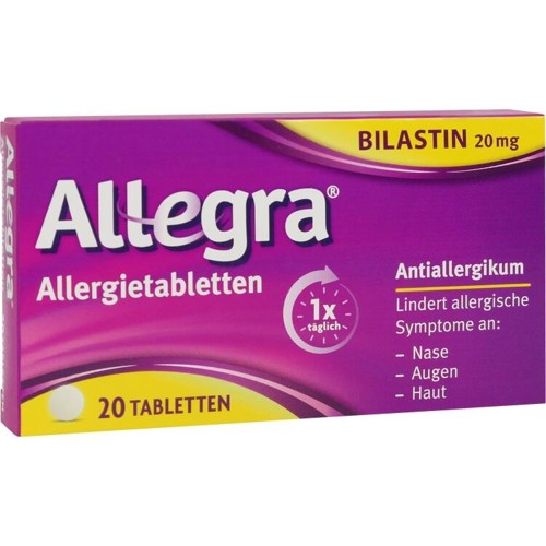 Allegra Allergietabletten 20 mg Tabletten 20 Stück