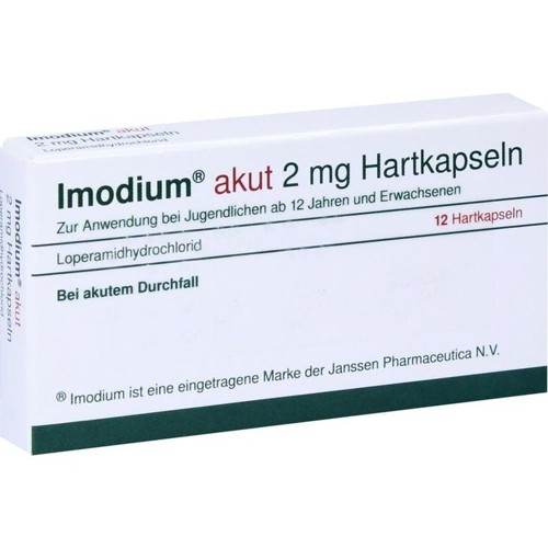 Imodium akut Hartkapseln 12 Stück