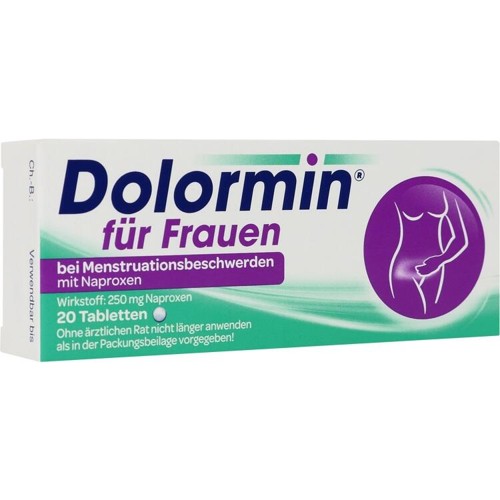 Dolormin f.Frauen bei Menstr.beschw. m. Naproxen 20 Stück