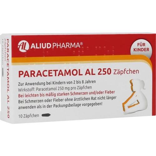 PARACETAMOL AL 250 10 Stück