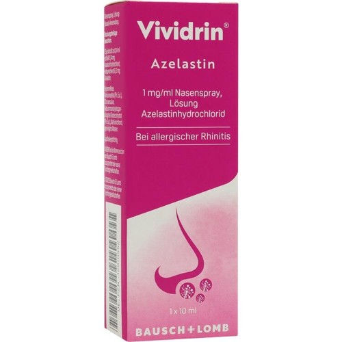 Vividrin Azelastin 1 mg/ml Nasenspray Lösung 10 Milliliter