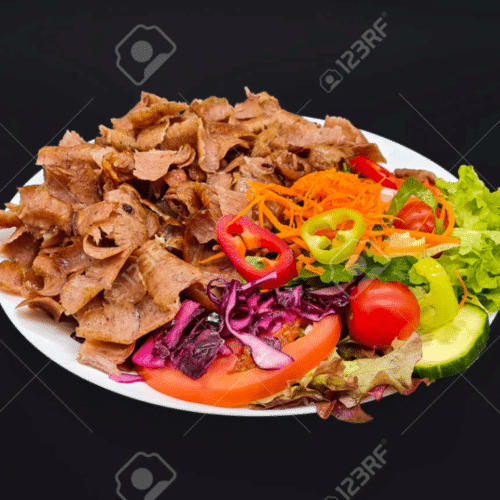 Döner Teller mit Salat