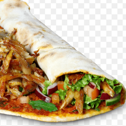 Türkische Pizza mit Döner