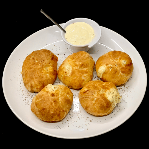 Pizzabrötchen mit Salami