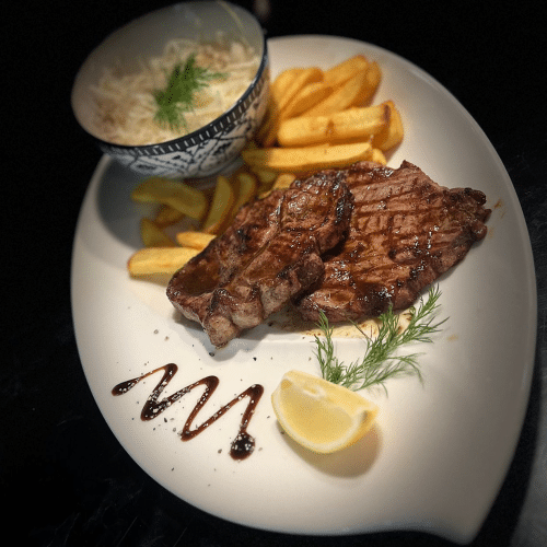 Gegrillter Schweinenacken (2 Stück)