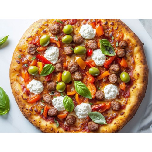 Pizza Wurst & Ricotta