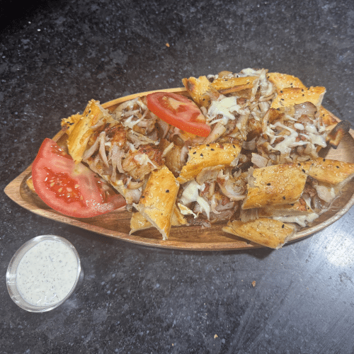 Pide mit Dönerfleisch
