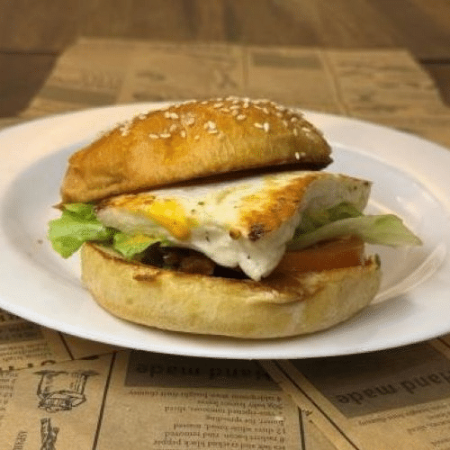 Cheesy Veggie Burger (vegetarisch)