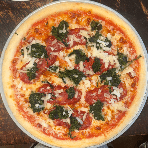 Pizza Calabrese (pikant)