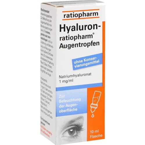 Hyaluron-ratiopharm Augentropfen 10 Milliliter