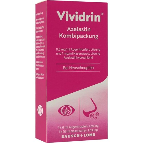 Vividrin Azelastin Kombipackung 0.5mg ATR+ 1mg NAS 1 Unbekannt