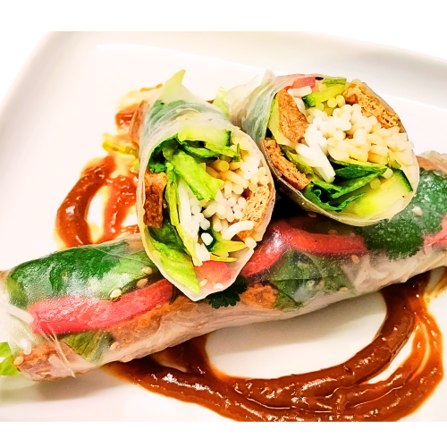 2 Stk. Sommerrolle mit Inari (Tofu, vegan)