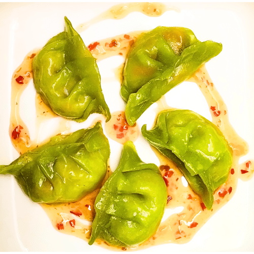 5 Stück Gyoza gedämpft (vegan)