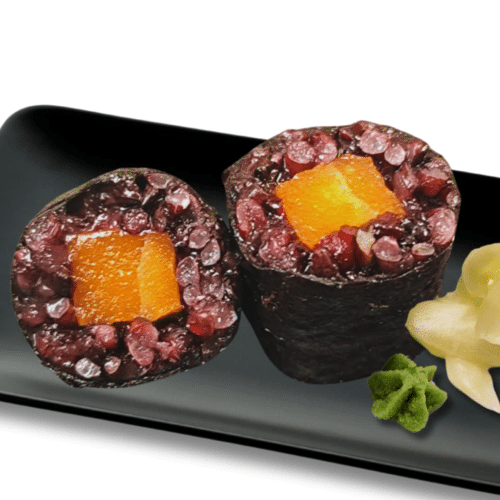 Black rice Lax Maki (vegan)