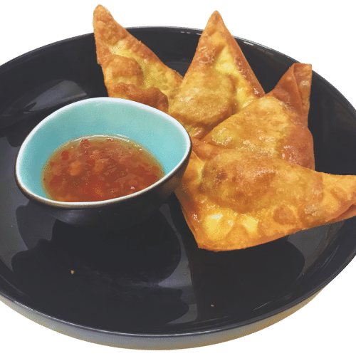 Gebackene Wantan (4 Stück)