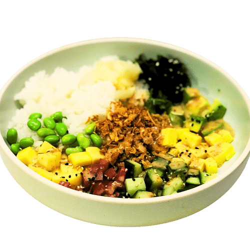 Poke Bowl Tamago (vegetarisch, mit Ei)