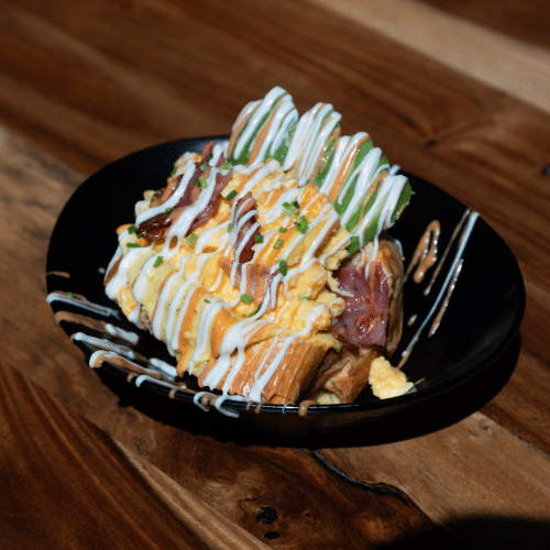 Bacon Avocado Egg Drop