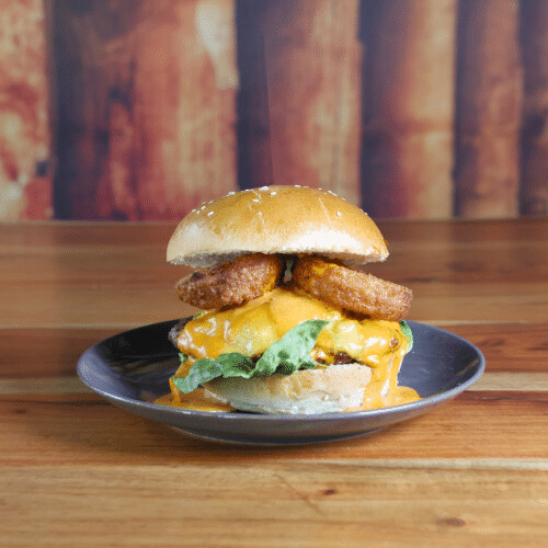Cheesy Onion Burger
