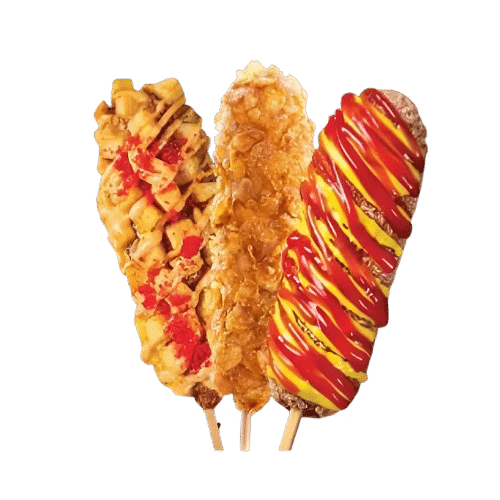 3 Corndogs nach Wahl