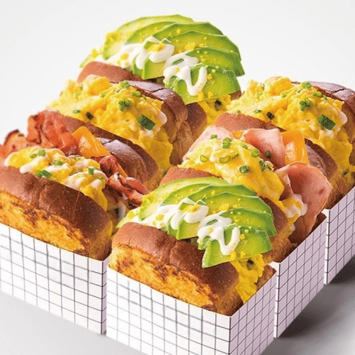 Lachs Eggdrop Sandwich