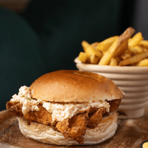 Fried Buttermilk Chickenburger