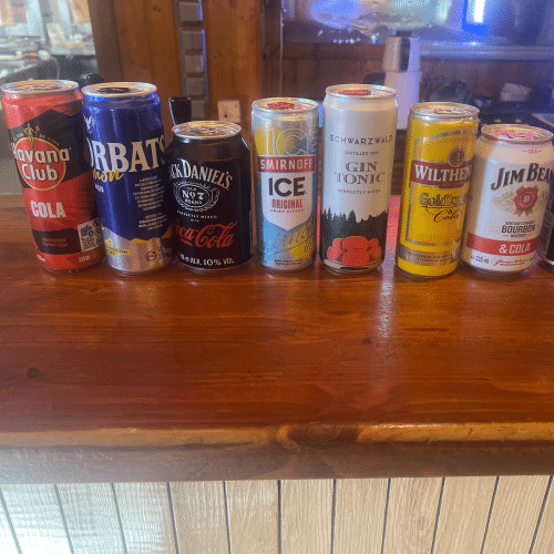 Gintonic,jimbeam,wotkalemon,jackdaniels vb dose