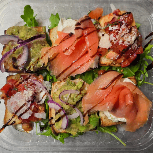 Bruschetta Variationen (6 Stück)