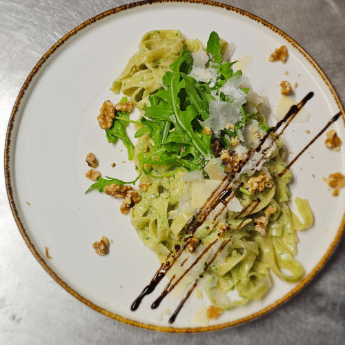 Tagliatelle Noci é Gorgonzola