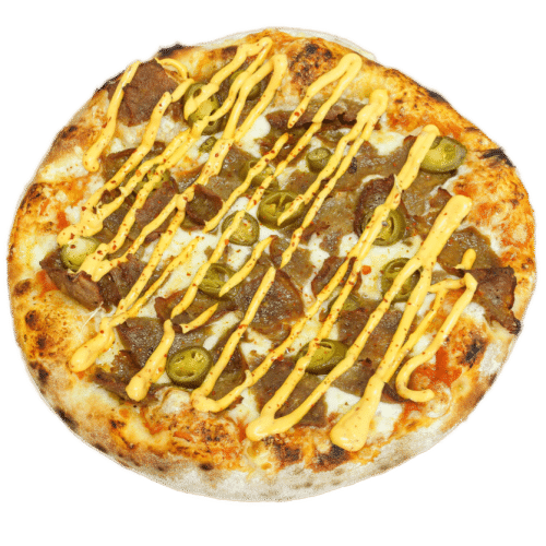 Pizza Chili-Cheese-Döner